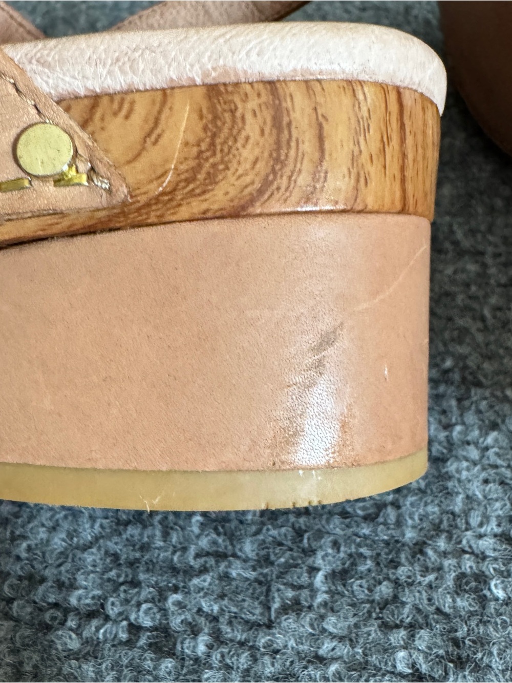 Dansko Leather Slingback Malin Clog Sandals Taupe EU 40 US 9.5-10 - Picture 14 of 15